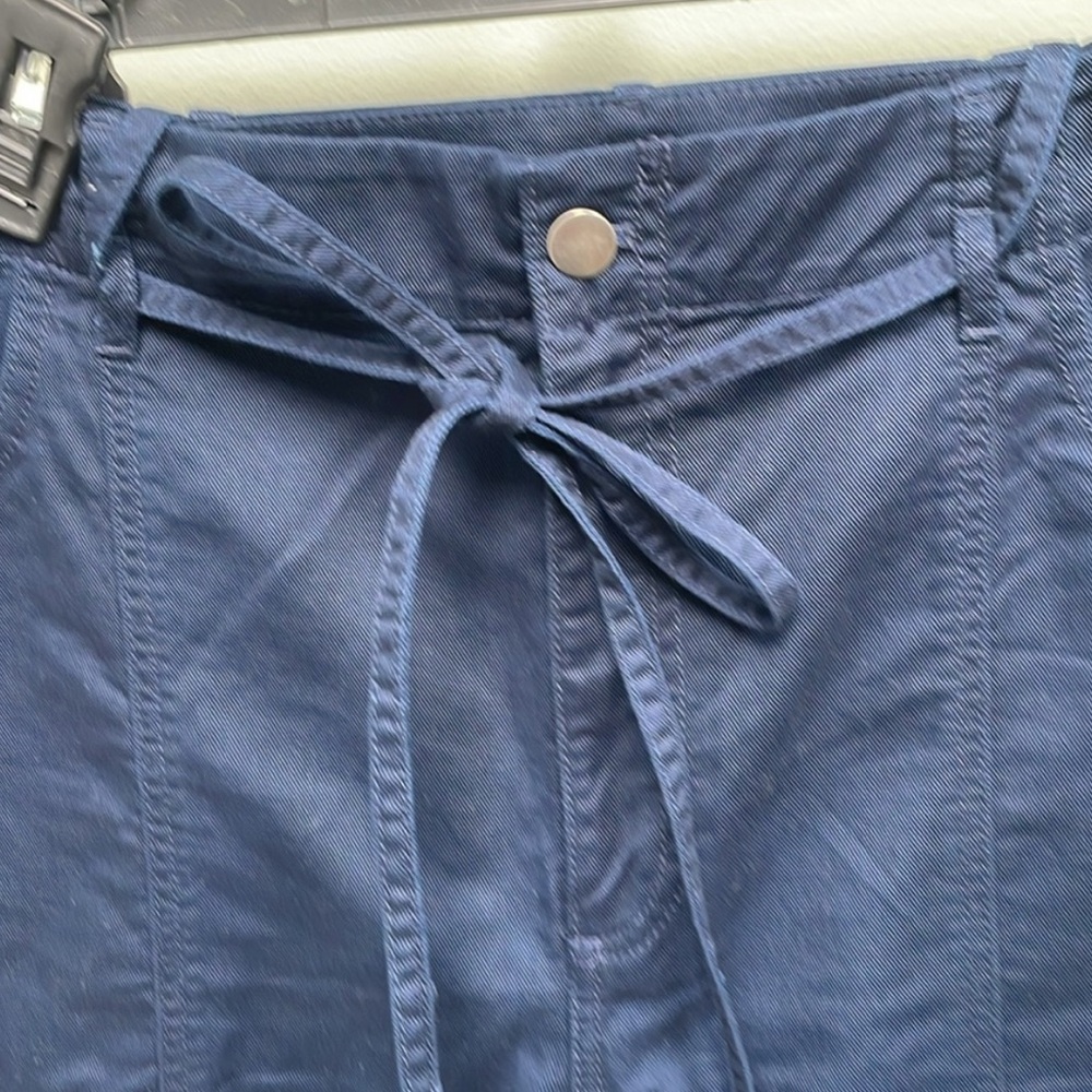 LOFT Blue Wide Leg Pants Relaxed Fit - Picture 3 of 4